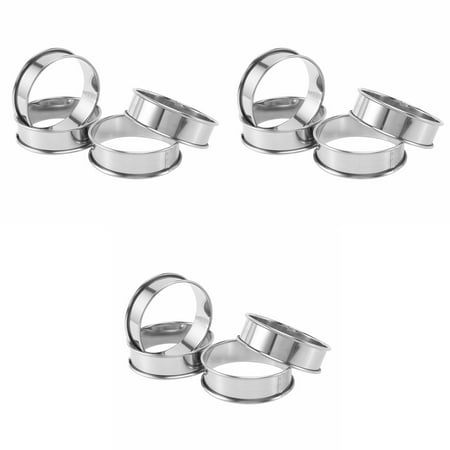 12X Double Rolled Tart Rings English Muffin Rings Professional Crumpet Rings
12X Double Rolled Tart Rings English Muffin Rings Professional Crumpet Rings
