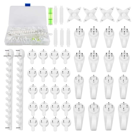 Fymlhomi 48Pcs Non-Trace Picture Hook for Hard Wall Heavy Duty Picture Hanging Kit for Pictures Canvas Painting Mirror Art Crafts Clock Picture Hanger Set White
Fymlhomi 48Pcs Non-Trace Picture Hook for Hard Wall Heavy Duty Picture Hanging Kit for Pictures Canvas Painting Mirror Art Crafts Clock Picture Hanger Set White