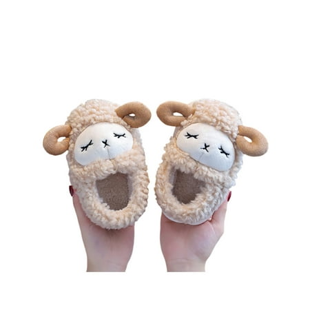 Daeful Kids Fuzzy Slipper Bow Indoor Shoe Cartoon Animal Slippers Cute Non-slip House Shoes Walking Fluffy Slides Beige 13C-1Y
Daeful Kids Fuzzy Slipper Bow Indoor Shoe Cartoon Animal Slippers Cute Non-slip House Shoes Walking Fluffy Slides Beige 13C-1Y