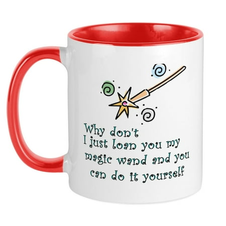 CafePress - Magic Wand Mug - Ceramic Coffee Tea Novelty Mug Cup 11 oz