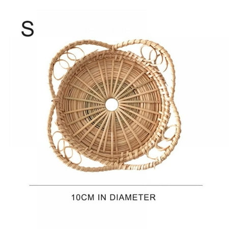 JANDEL Rattan Hand-woven Round Severing Tray Petals Shape Tea Tray Food Storage Platters Plate Dinner Parties Coffee Breakfast Display S
JANDEL Rattan Hand-woven Round Severing Tray Petals Shape Tea Tray Food Storage Platters Plate Dinner Parties Coffee Breakfast Display S