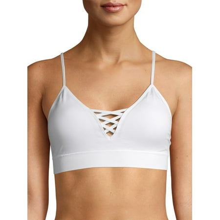 No Boundaries Junios Seamless Pullover Strappy Front Bralette