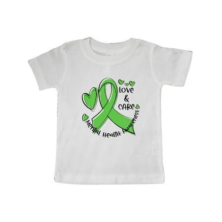 Inktastic Love and Care Mental Health Awareness Green Ribbon Gift Baby Boy or Baby Girl T-Shirt
Inktastic Love and Care Mental Health Awareness Green Ribbon Gift Baby Boy or Baby Girl T-Shirt