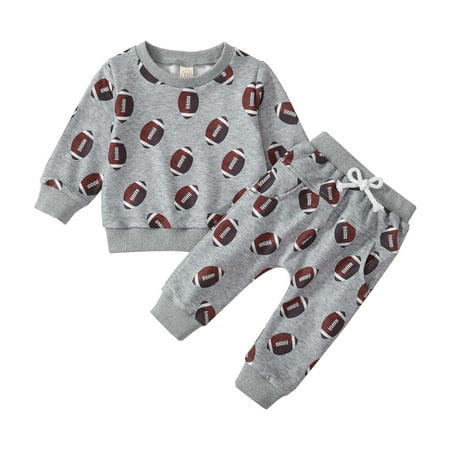Musuos Baby Boys Pants Set Rugby Print Long Sleeve Crew Neck Sweatshirt with Elastic Waist Sweatpants
Musuos Baby Boys Pants Set Rugby Print Long Sleeve Crew Neck Sweatshirt with Elastic Waist Sweatpants
