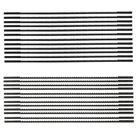 Plain End Scroll Saw Blade 5 Inch for Cutting Most Plastics and Non Ferrous Metals.24 Pack (12TPI)
Plain End Scroll Saw Blade 5 Inch for Cutting Most Plastics and Non Ferrous Metals.24 Pack (12TPI)
