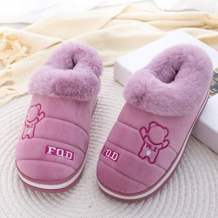 NEGJ Women Slippers Autumn And Winter Fashion And Comfortable Cartoon Cute Bear Thickened Warm Non Slip
NEGJ Women Slippers Autumn And Winter Fashion And Comfortable Cartoon Cute Bear Thickened Warm Non Slip