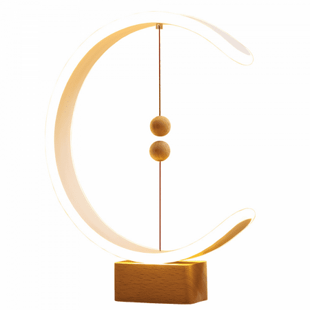 TIMPCV Balance Lamp Desk Lamp Smart Magnetic Suspension Balance Light Creative LED Night Light Table Lamp Fun Birthday Present Modern Home Dorm Bedside Wood
TIMPCV Balance Lamp Desk Lamp Smart Magnetic Suspension Balance Light Creative LED Night Light Table Lamp Fun Birthday Present Modern Home Dorm Bedside Wood