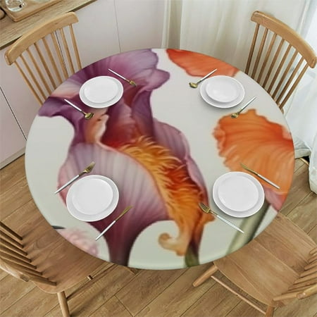 Pink Purple Round Tablecloth Fitted Table Cover with Elastic Butterfly Table Cloth Outdoor Indoor Dinning Party Waterproof Tablecloths
Pink Purple Round Tablecloth Fitted Table Cover with Elastic Butterfly Table Cloth Outdoor Indoor Dinning Party Waterproof Tablecloths