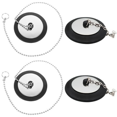 BESTONZON 4pcs Rubber Kitchen Sink Plugs Leakage-proof Kitchen Sink Stopper With Chain
BESTONZON 4pcs Rubber Kitchen Sink Plugs Leakage-proof Kitchen Sink Stopper With Chain