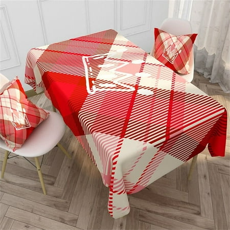 Red Plaid Valentine s Day Tablecloth Waterproof Cotton Linen Tablecloth For Dining At Home
Red Plaid Valentine s Day Tablecloth Waterproof Cotton Linen Tablecloth For Dining At Home