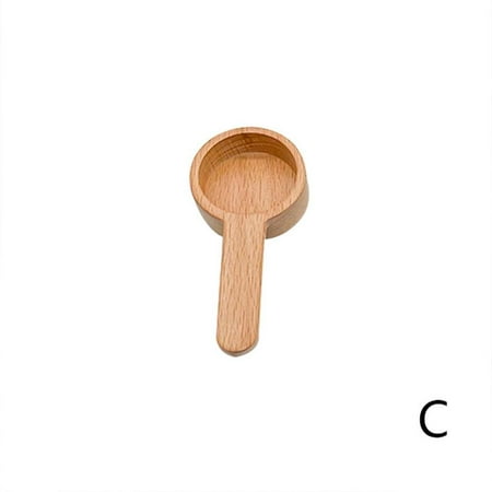 

Walnut Wooden Measuring Spoon Scoop Coffee Beans Bar Kitchen Home Baking Tool Measuring Cup Tools For Kitchen