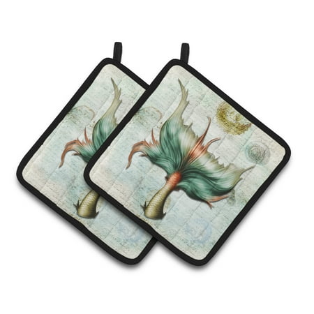 Caroline s Treasures SB3039PTHD Mermaids and Mermen Mermaid Tail Pair of Pot Holders 7.5HX7.5W multicolor
Caroline s Treasures SB3039PTHD Mermaids and Mermen Mermaid Tail Pair of Pot Holders 7.5HX7.5W multicolor