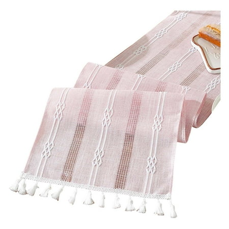 Wedding Party Table Runner Satin Nordic Style Solid Color Hollow Out Tassel Stain-Proof Reusable Table Protection Decoration Hotel Prom Banquet Table Runner-L Pink
Wedding Party Table Runner Satin Nordic Style Solid Color Hollow Out Tassel Stain-Proof Reusable Table Protection Decoration Hotel Prom Banquet Table Runner-L Pink
