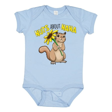 Inktastic Nuts About Nana Cute Chipmunk with Sunflower Gift Baby Boy or Baby Girl Bodysuit
Inktastic Nuts About Nana Cute Chipmunk with Sunflower Gift Baby Boy or Baby Girl Bodysuit