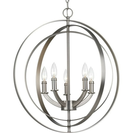 Equinox Collection Five-Light Burnished Silver New Traditional Sphere Pendant Light
Equinox Collection Five-Light Burnished Silver New Traditional Sphere Pendant Light