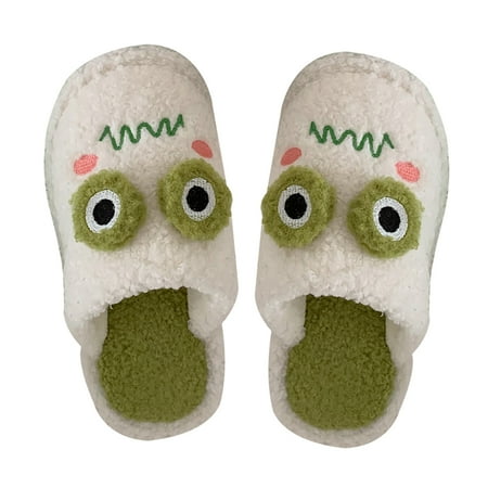 Unisex Cute Frog Fleece Lined Home Slippers Memory Foam Non-Slip Indoor Shoes Fluffy Fuzzy Winter Warm Slippers Cartoon Animal Plush Indoor House Shoes for Womens Mens
Unisex Cute Frog Fleece Lined Home Slippers Memory Foam Non-Slip Indoor Shoes Fluffy Fuzzy Winter Warm Slippers Cartoon Animal Plush Indoor House Shoes for Womens Mens