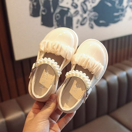 DancePeanut Girls Elegant Pearl Beeding Princess Shoes Children Hook & Loop Soft Sole Flat Casual Shoes Size 23-36
DancePeanut Girls Elegant Pearl Beeding Princess Shoes Children Hook & Loop Soft Sole Flat Casual Shoes Size 23-36