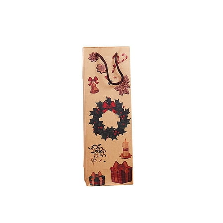HSMQHJWE Christmas Decorations Cartoon Kraft Paper Bag Red Bag Bottle Bag Restaurant Hotel Table Decoration
HSMQHJWE Christmas Decorations Cartoon Kraft Paper Bag Red Bag Bottle Bag Restaurant Hotel Table Decoration