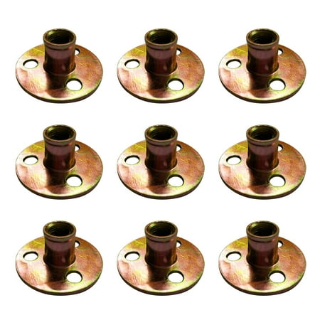 OUNONA 10Pcs Metal 3 Screw Holes Rivet Nuts Round Base Tee Nuts for Furniture Hardware (M8)
OUNONA 10Pcs Metal 3 Screw Holes Rivet Nuts Round Base Tee Nuts for Furniture Hardware (M8)