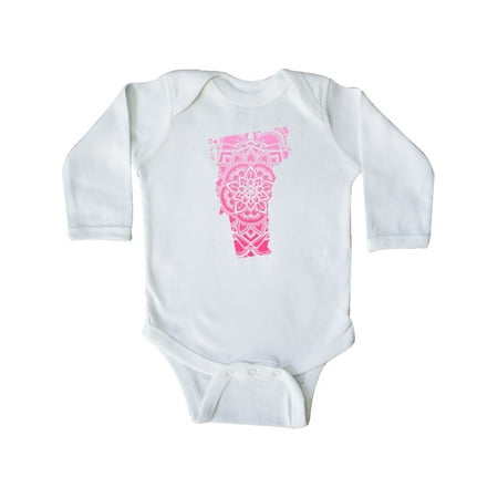 Inktastic Vermont Silhouette Mandala Gift Baby Boy or Baby Girl Long Sleeve Bodysuit
Inktastic Vermont Silhouette Mandala Gift Baby Boy or Baby Girl Long Sleeve Bodysuit