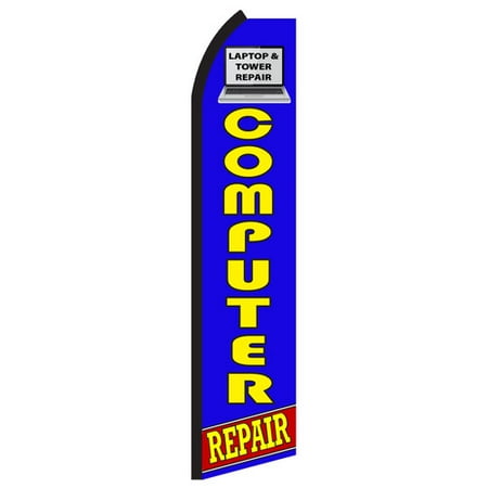 NeoPlex Computer Repair Laptop Swooper Flag NeoPlex Computer Repair Laptop Swooper Flag