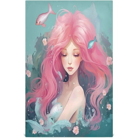 Hotbar Pink Mermaid Girl Dish Towels for Kitchen Soft Tea Towel Set of 4 Absorbent Dishcloths Hand Towels for Drying Dish Cloths 28 x 18
Hotbar Pink Mermaid Girl Dish Towels for Kitchen Soft Tea Towel Set of 4 Absorbent Dishcloths Hand Towels for Drying Dish Cloths 28 x 18