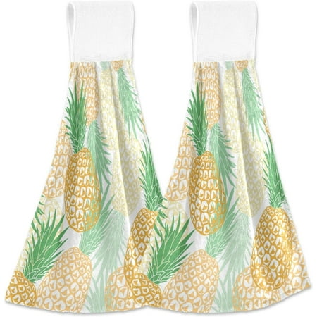 Bestwell Hanging Kitchen Towel 12 x 17 Pineapple Towel Set 2 Pieces of Dry Towels for Kitchen Bathroom Laundry Room Table
Bestwell Hanging Kitchen Towel 12 x 17 Pineapple Towel Set 2 Pieces of Dry Towels for Kitchen Bathroom Laundry Room Table