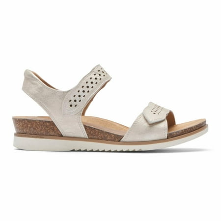 Cobb Hill Women s Cj1907 May White Mettalic Lthr 6 M US