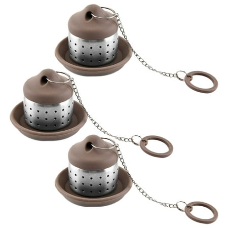 3pcs Tea Art Tool Steel Tea Filter Tea Leakage Tea Strainer Tea Infuser Filter for Home (Silver + Brown)
3pcs Tea Art Tool Steel Tea Filter Tea Leakage Tea Strainer Tea Infuser Filter for Home (Silver + Brown)