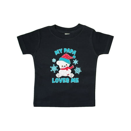 Inktastic Polar Bear My Papa Loves Me in Santa Hat with Snowflakes Gift Baby Boy or Baby Girl T-Shirt
Inktastic Polar Bear My Papa Loves Me in Santa Hat with Snowflakes Gift Baby Boy or Baby Girl T-Shirt