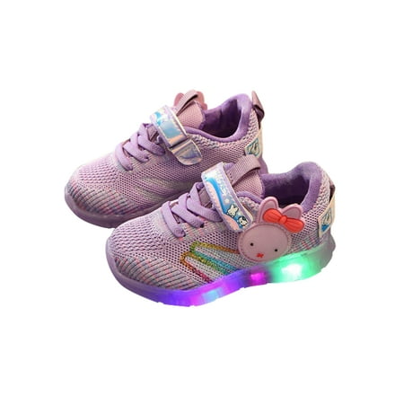 Fangasis Kids Athletic Sport Shoe Magic Tape Sneakers Soft Sole Running Shoes Children Sneaker Workout Lightweight Cartoon Flats Purple 4.5C
Fangasis Kids Athletic Sport Shoe Magic Tape Sneakers Soft Sole Running Shoes Children Sneaker Workout Lightweight Cartoon Flats Purple 4.5C