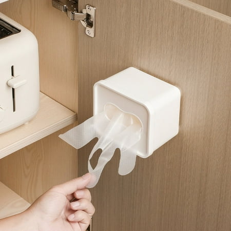 Disposable Gloves Finishing Adhesive Kitchen Wrap Storage Box Household Wall Hanging Storage Box
Disposable Gloves Finishing Adhesive Kitchen Wrap Storage Box Household Wall Hanging Storage Box