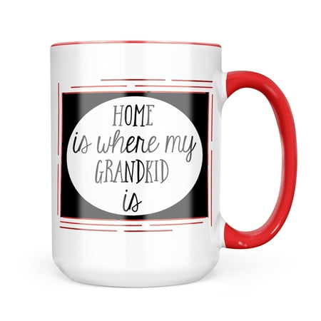 Neonblond Home is Where My Grandkid Is Funny Saying Mug gift for Coffee Tea lovers
Neonblond Home is Where My Grandkid Is Funny Saying Mug gift for Coffee Tea lovers