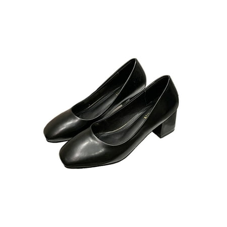 Rotosw Women Dress Shoes Mid Heel Pumps Chunky Heels Lightweight Slip On Office Shoe Casual Elegant Black 8.5
Rotosw Women Dress Shoes Mid Heel Pumps Chunky Heels Lightweight Slip On Office Shoe Casual Elegant Black 8.5