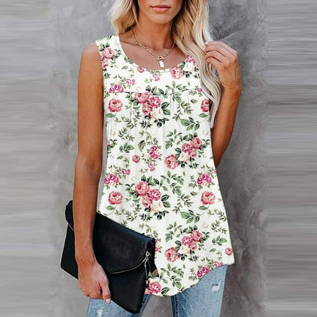 OKBOP Christmas Scrub Tops Women Fashion Casual Print Round Neck Sleeveless Printed Pleated Tank Womens Tops And Blouses Womens Christmas Shirts
OKBOP Christmas Scrub Tops Women Fashion Casual Print Round Neck Sleeveless Printed Pleated Tank Womens Tops And Blouses Womens Christmas Shirts