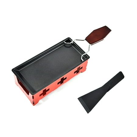 Cheese Raclette Rotaster Portable Non-Stick Baking Tray Stove Set Wooden Handle with Spatula
Cheese Raclette Rotaster Portable Non-Stick Baking Tray Stove Set Wooden Handle with Spatula