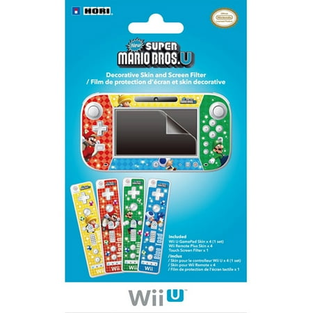 Hori Wii U Gamepad And Remote Skin Set W