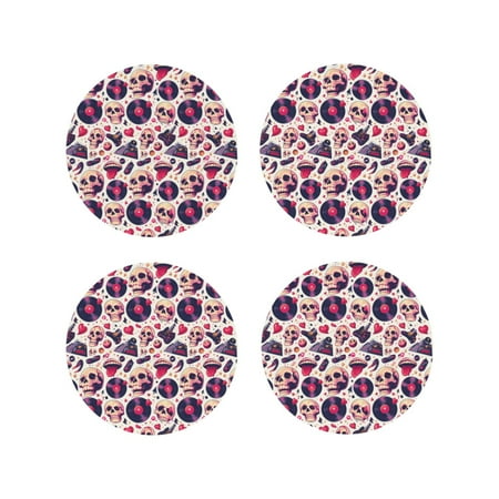 Leather Coasters with Heat-resistant for Drinks Skull lips record Guitar -标题2 Round Shape
Leather Coasters with Heat-resistant for Drinks Skull lips record Guitar -标题2 Round Shape