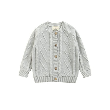 Bowanadacles Baby Unisex Knitted Cardigan Fashion Long Sleeve Solid Color Twisted Round Neck Coat
Bowanadacles Baby Unisex Knitted Cardigan Fashion Long Sleeve Solid Color Twisted Round Neck Coat