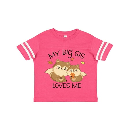 Inktastic My Big Sis Loves Me with Cute Squirrels in Autumn Gift Toddler Boy or Toddler Girl T-Shirt
Inktastic My Big Sis Loves Me with Cute Squirrels in Autumn Gift Toddler Boy or Toddler Girl T-Shirt