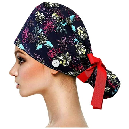 Guvpev Work Cap With Sweatband Adjustable Scrub Hat Work Cap Headgear Women s Men s Print - Multi-color One Size
Guvpev Work Cap With Sweatband Adjustable Scrub Hat Work Cap Headgear Women s Men s Print - Multi-color One Size