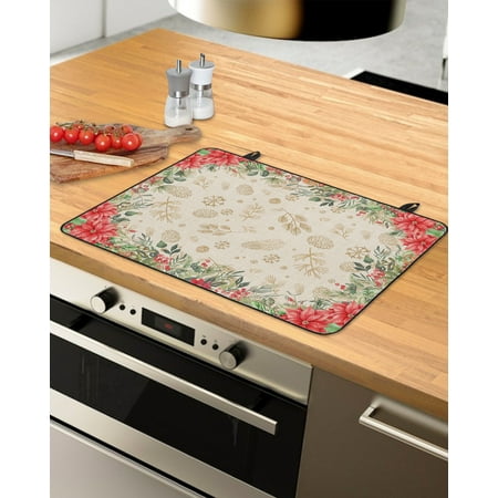 Christmas Poinsettia Stove Top Covers for Electric Stove Heat Insulation Fireproof Glass Cooktop Cover Counter Top Glass Stove Cover 29 x21 Pine Cones Berry Winter Snowflake Rustic
Christmas Poinsettia Stove Top Covers for Electric Stove Heat Insulation Fireproof Glass Cooktop Cover Counter Top Glass Stove Cover 29 x21 Pine Cones Berry Winter Snowflake Rustic