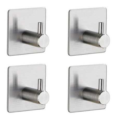 Dinheiro Adhesive Hooks Wall Hooks lfor Hanging Coat Hat Towel Robe Hook Rack Wall Mount- Bathroom and Bedroom 4-Packs
Dinheiro Adhesive Hooks Wall Hooks lfor Hanging Coat Hat Towel Robe Hook Rack Wall Mount- Bathroom and Bedroom 4-Packs