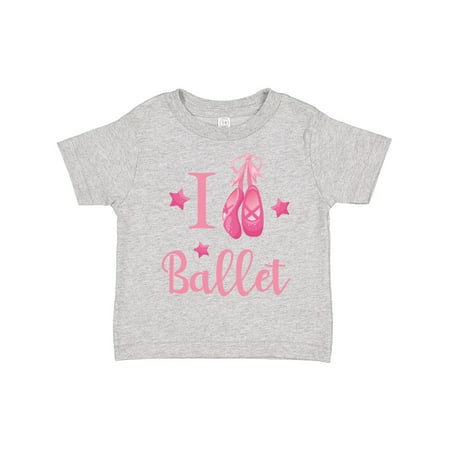 Inktastic I Love Ballet Gift Toddler Toddler Girl T-Shirt