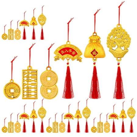 Frcolor 48Pcs Chinese New Year Pendants Hanging Spring Festive Bonsai Pendant Mixed Style
Frcolor 48Pcs Chinese New Year Pendants Hanging Spring Festive Bonsai Pendant Mixed Style