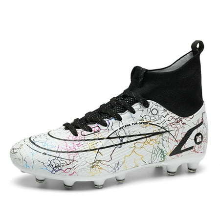 Earlde Men s Soccer Shoes Football Boots Cleats High-Top Spikes Soccer Shoes Boys Outdoor Indoor Athletic Training Sneakers
Earlde Men s Soccer Shoes Football Boots Cleats High-Top Spikes Soccer Shoes Boys Outdoor Indoor Athletic Training Sneakers