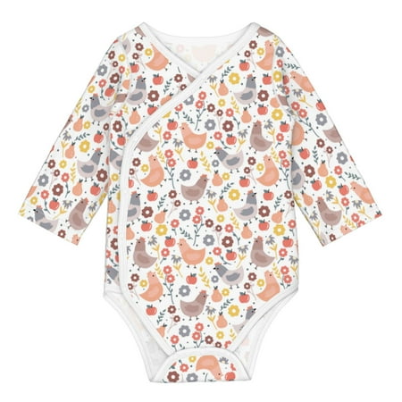 Coaee Funny Chicken for Soft Cotton Baby Long-Sleeve Bodysuit Girls Boys Bodysuit Romper
Coaee Funny Chicken for Soft Cotton Baby Long-Sleeve Bodysuit Girls Boys Bodysuit Romper