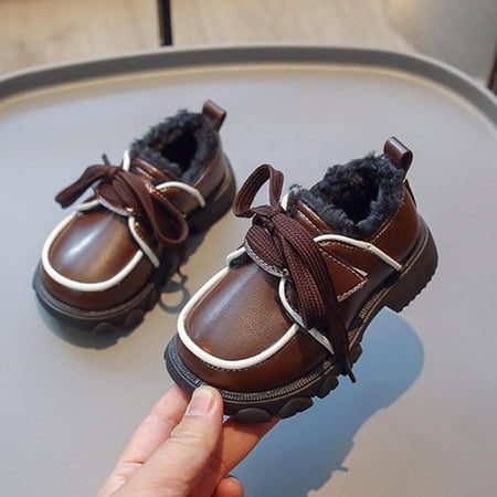 LYCAQL Toddler Shoes Fashion Winter Children Boots for Boys and Girls Non Slip Thick Soled Flat Bottom Plush Warm Girls Cute Winter Boots (Brown 9.5 Toddler)
LYCAQL Toddler Shoes Fashion Winter Children Boots for Boys and Girls Non Slip Thick Soled Flat Bottom Plush Warm Girls Cute Winter Boots (Brown 9.5 Toddler)