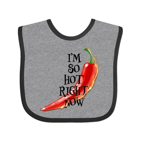 Inktastic I m so hot right now Chili Pepper on Fire Gift Baby Boy or Baby Girl Bib
Inktastic I m so hot right now Chili Pepper on Fire Gift Baby Boy or Baby Girl Bib