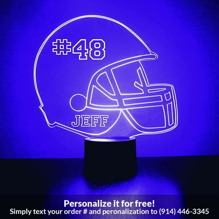 Mirror Magic Store Football Helmet Color Changing Personalized LED Light with Remote Control
Mirror Magic Store Football Helmet Color Changing Personalized LED Light with Remote Control